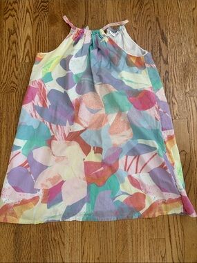 GAP Multicolor Pastel Floral Halter Dress